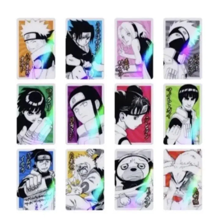 [BUNJANG] Naruto Jump Shop Hologram Clear Card Set / 나루토 점프샵 홀로그램 클리어카드