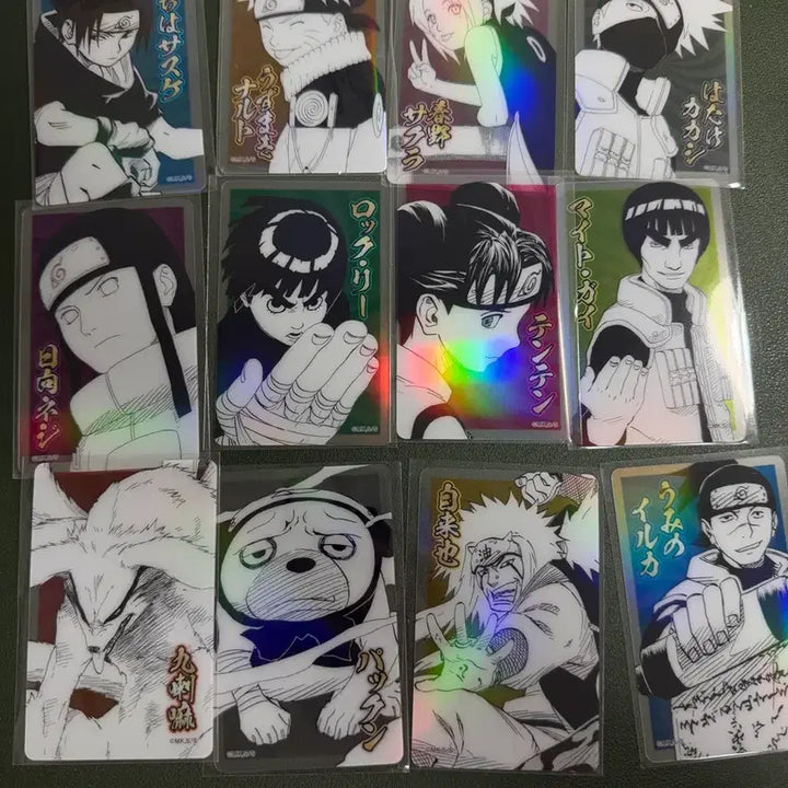 [BUNJANG] Naruto Jump Shop Hologram Clear Card Set / 나루토 점프샵 홀로그램 클리어카드