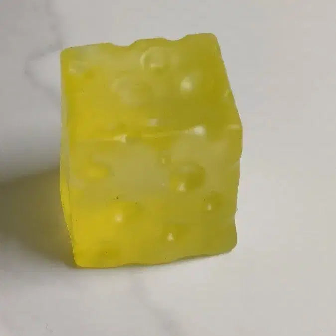 [BUNJANG] Clear Square Cheese Squishy / 급처 ) 사각 치즈 클리어 쫀쫀 슬랑이