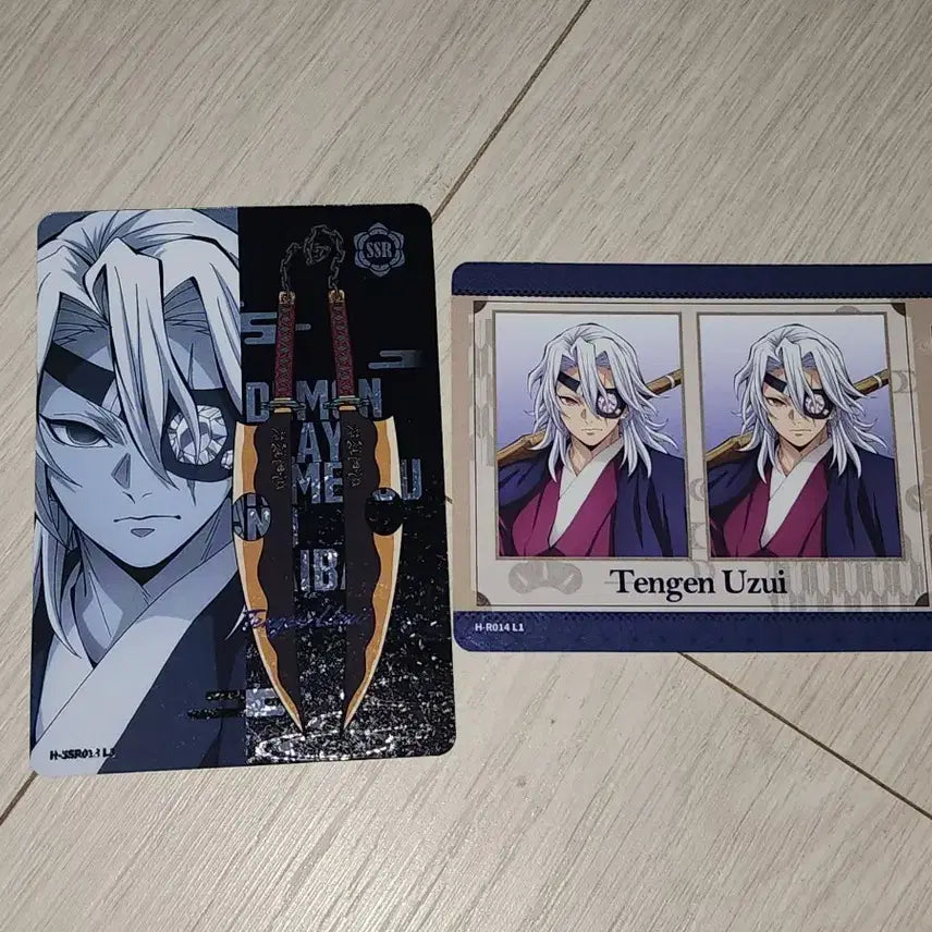 [BUNJANG] Demon Slayer Tengen Uzui Card 2 Types Bundle Set / 귀멸의 칼날 텐겐 우즈이 카유 카드 2종 일괄