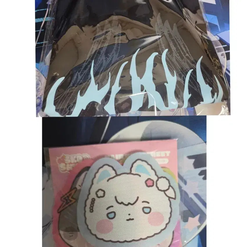 [BUNJANG] SCOCHISM Iro Cloud Short Sleeve T-Shirt &amp; Hair Sheet Set / 스코시즘 이로 클라우드 반팔티셔츠 스코시즘 헤어시트 양도