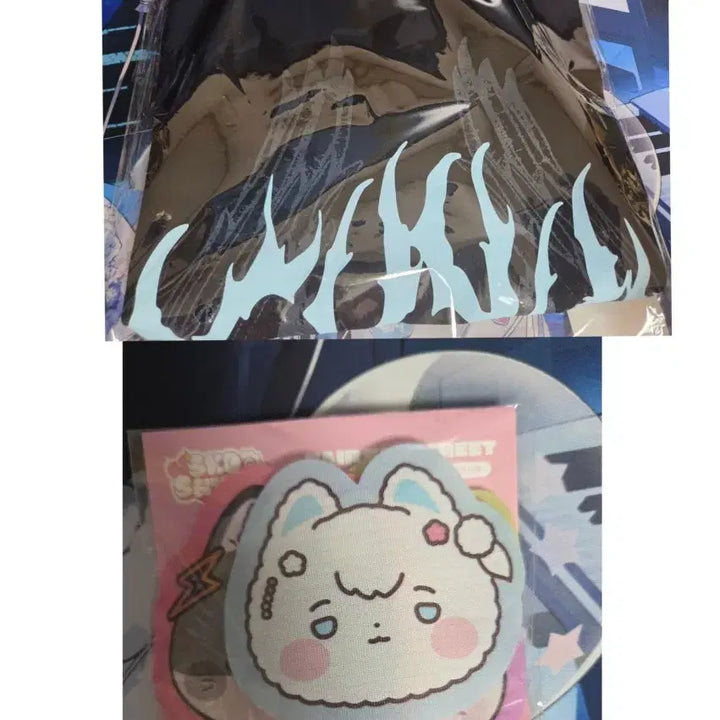 [BUNJANG] SCOCHISM Iro Cloud Short Sleeve T-Shirt &amp; Hair Sheet Set / 쇼케 전까지만 양도 | 스코시즘 이로 클라우드 반팔티셔츠 스코시즘 헤어시트 양도