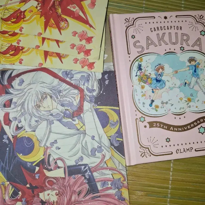 [BUNJANG] Clamp Cardcaptor Sakura Classic Stationery Set &amp; Mini Notebook / 클램프 카드캡터체리 고전 편지지 세트 및 미니 수첩 판매