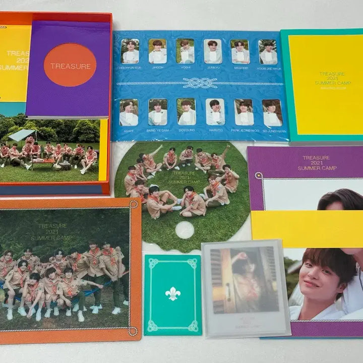 [BUNJANG] Treasure 2021 Summer Camp DVD Unsealed Full Set Photocard / [단순개봉 풀구성] 썸머캠프 디비디 씨디 비디오 트레저 2021