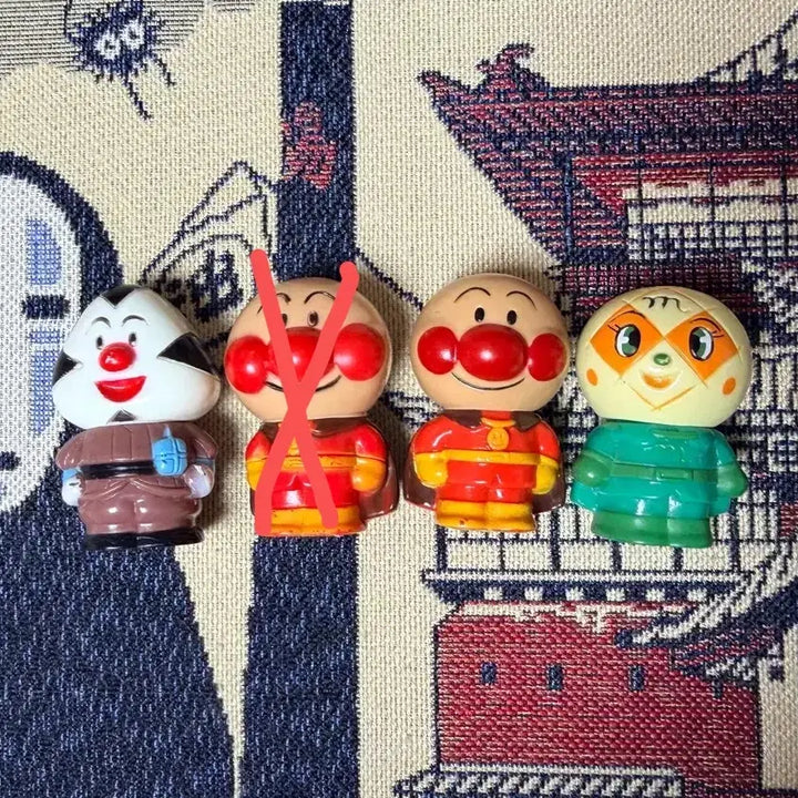 [BUNJANG] 1995 Anpanman Melonpan Girl Soft Figure / 1995년 호빵맨 주먹밥맨 메론빵소녀 고전 소프트 피규어