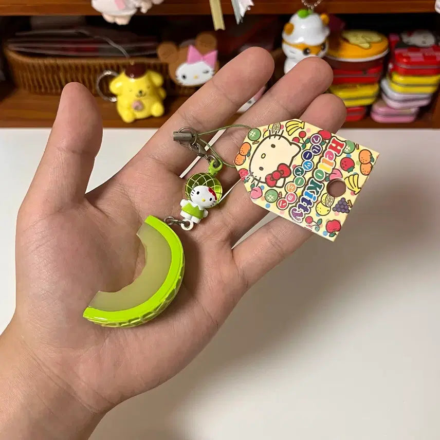 [BUNJANG] Sanrio Classic Hello Kitty Fruit Kitty Melon Kitty Strap / 고전키티 과일키티 메론키티 스트랩