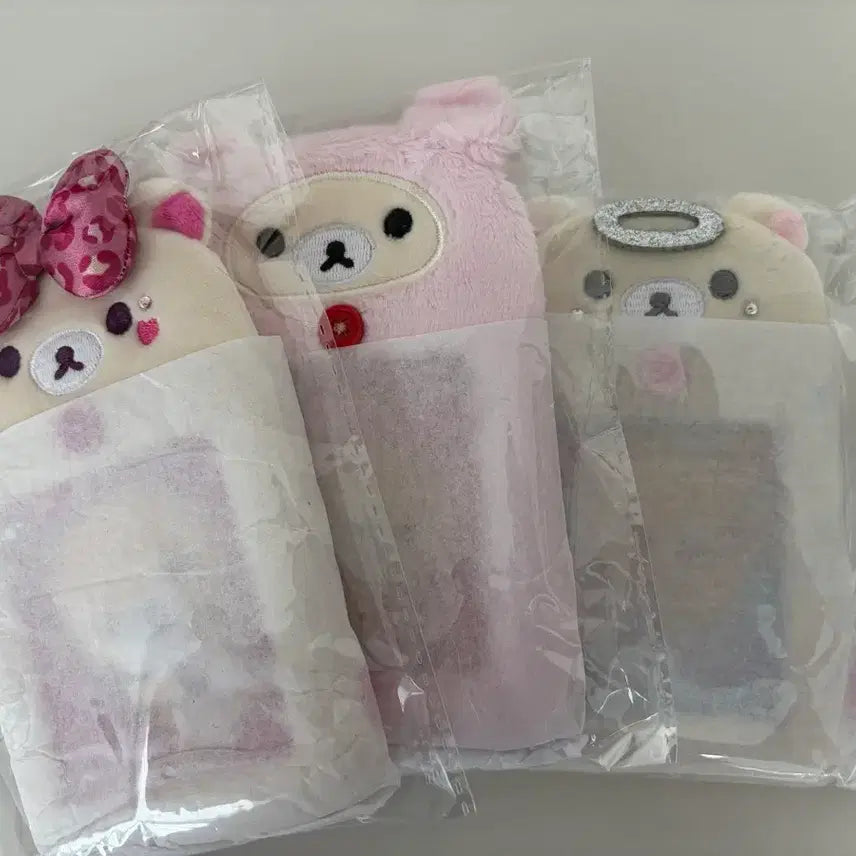 [BUNJANG] Rilakkuma Korilakkuma "Gyaru Leopard Ribbon" Photocard Holder / 코리락쿠마 가득 포카 홀더 갸루 레오파드 리본 리락쿠마 고전 문구