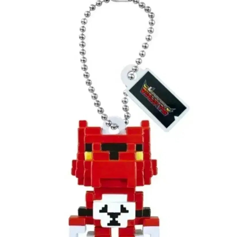 [BUNJANG] Digimon Pixel Art Guilmon Figure Keychain / 디지몬 도트 가챠 길몬