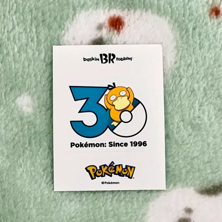 [BUNJANG] Pokemon Baskin Robbins 30th Anniversary Golduck Sticker / 포켓몬 배스킨라빈스 콜라보 고라파덕 30주년 스티커
