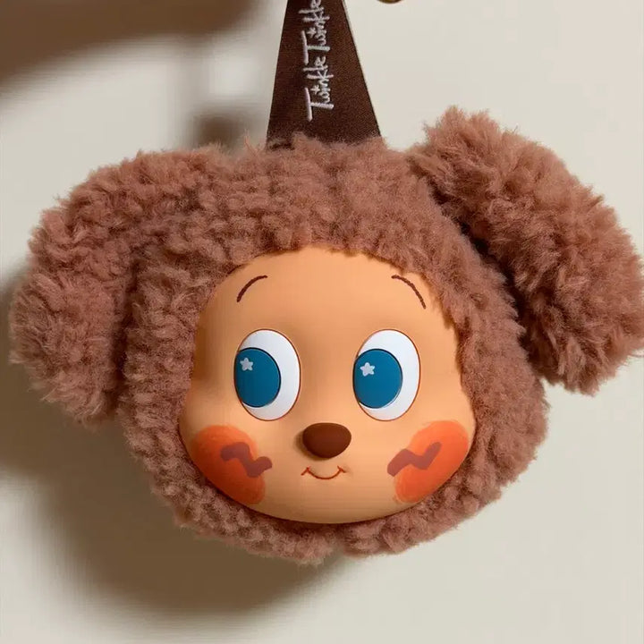 [BUNJANG] Pop Mart Twinkle Twinkle Little Star Earphone Bag Coffee Puppy Keychain / 팝마트 트윙클 트윙클 작은별 이어폰 백 커피 강아지 커피 퍼피