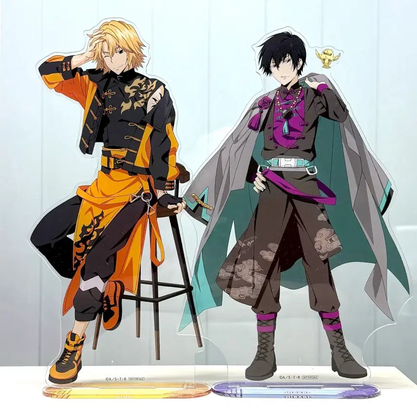 [BUNJANG] Reborn! Hibari Kyoya &amp; Dino Cavallone Acrylic Standee, Shoulder Sit, Sticker Bundle Set / 가히리 히바리 디노 아크릴, 히바리 어깨쿵, 스티커 (일괄)