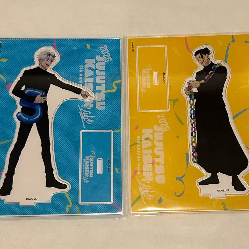 [BUNJANG] Jujutsu Kaisen Juju Cafe 5th Anniversary Gojo &amp; Geto Acrylic Stand / 주술회전 2026 쥬쥬카페 5주년 고죠 게토 아크릴스탠드