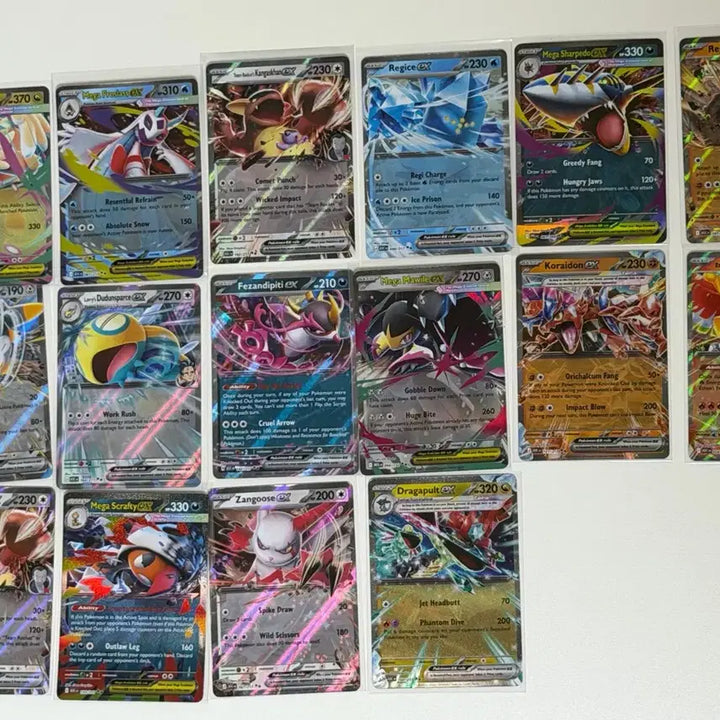 [BUNJANG] Pokemon Card RR Bulk - 213 Cards (134 Korean, 63 Japanese, 16 North American) / 최저가! 포켓몬카드 RR 벌크 213장 (한글134/일판63/북미16)
