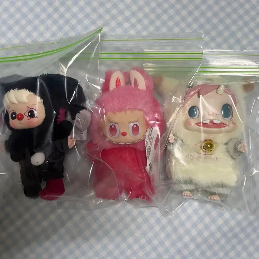 [BUNJANG] Pop Mart Plush Keychain Set / 팝마트 인형키링