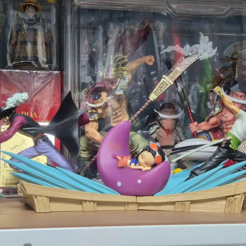 [BUNJANG] Senkouzekkei Mihawk &amp; Zoro Figure Set / 원피스 피규어 미호크 조로 senkouzekkei