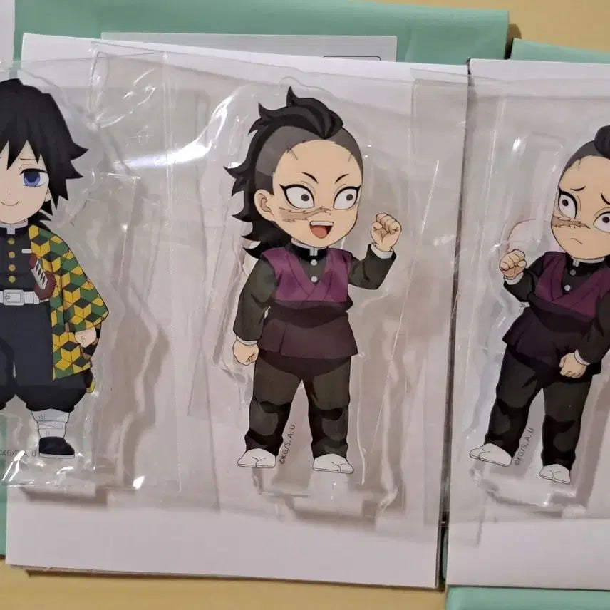 [BUNJANG] Demon Slayer Acrylic Connect Set Giyu &amp; Genya Bundle / 귀멸의칼날 연결아크릴 기유 겐야세트 일괄 판매합니다.