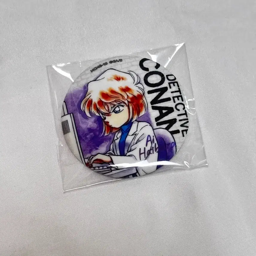 [BUNJANG] Detective Conan Ai Haibara Rose Chinese Original Art Can Badge / 명탐정 코난 하이바라 아이 홍장미 장미 중국 원화 캔뱃지