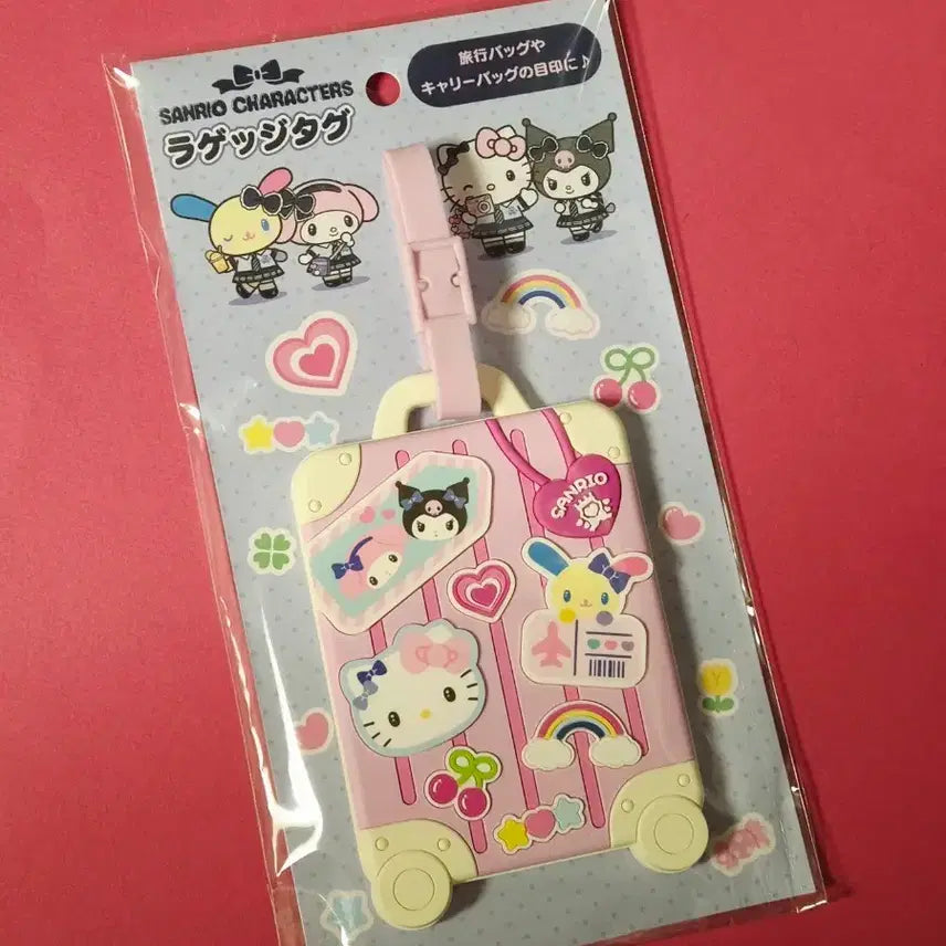 [BUNJANG] Sanrio Kirameki Characters Carrier Luggage Tag / 산리오 키라메키 캐릭터즈 캐리어 네임택 러기지택