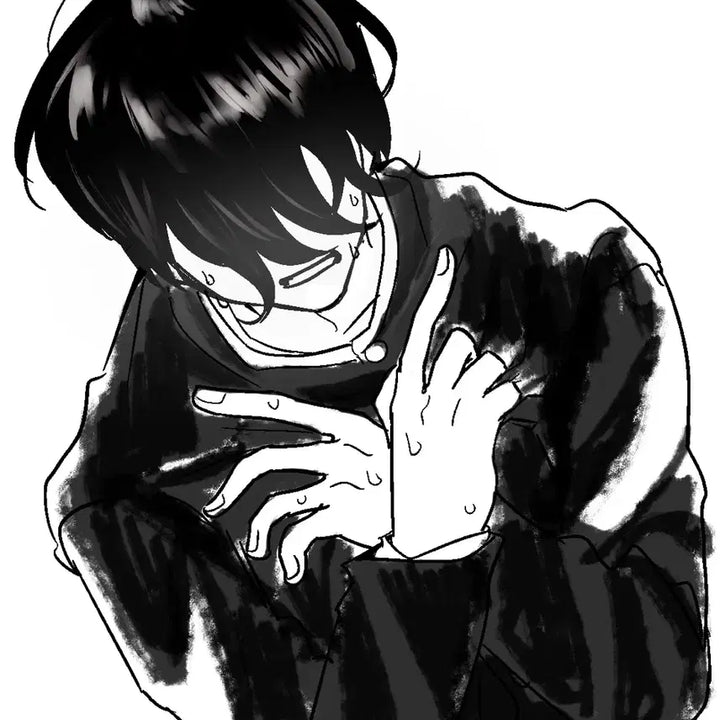 [BUNJANG] Black and White Ink Commission / 흑백 먹칠로 그림커미션