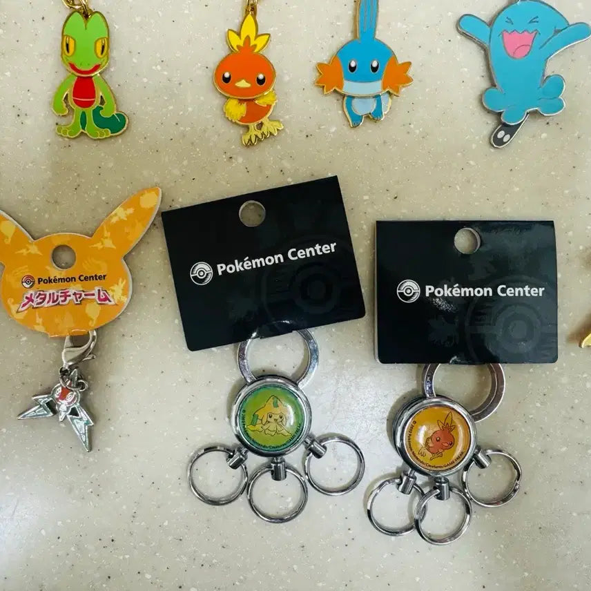 [BUNJANG] Pokemon Center Official 2002-2003 Ancient Classic Pokemon Metal Charm / 포켓몬센터 정품 2002-2003 고대 고전 포켓몬 메탈참