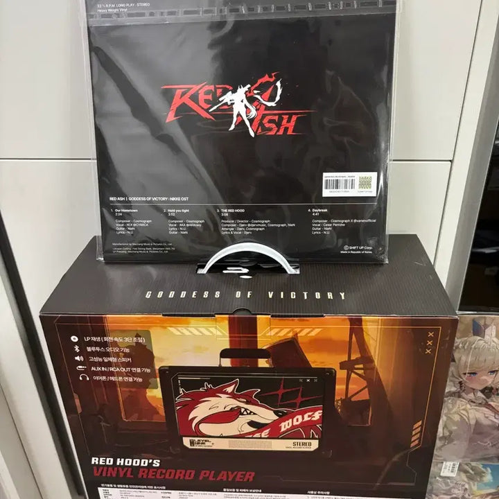[BUNJANG] Goddess of Victory: NIKKE Red Hood LP Player + LP / 승리의 여신 니케 레드후드 LP 플레이어+LP