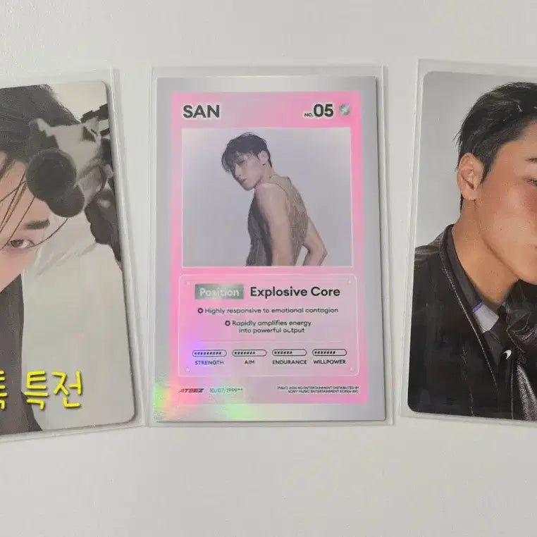 [BUNJANG] ATEEZ San GOLDEN HOUR : Part.5 Lucky Draw Photocard / 에이티즈 산이 골든아워5 BAD 톡톡 미공포 특전 최산 티니방위대