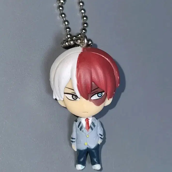 [BUNJANG] My Hero Academia Todoroki Figurine Keychain / 나의 히어로 아카데미아 토도로키 피규어 키링
