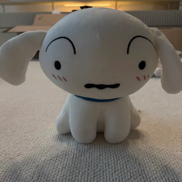 [BUNJANG] Crayon Shin-chan Snowball (Shiron) Plush Medium / 새상품) 짱구 흰둥이 인형