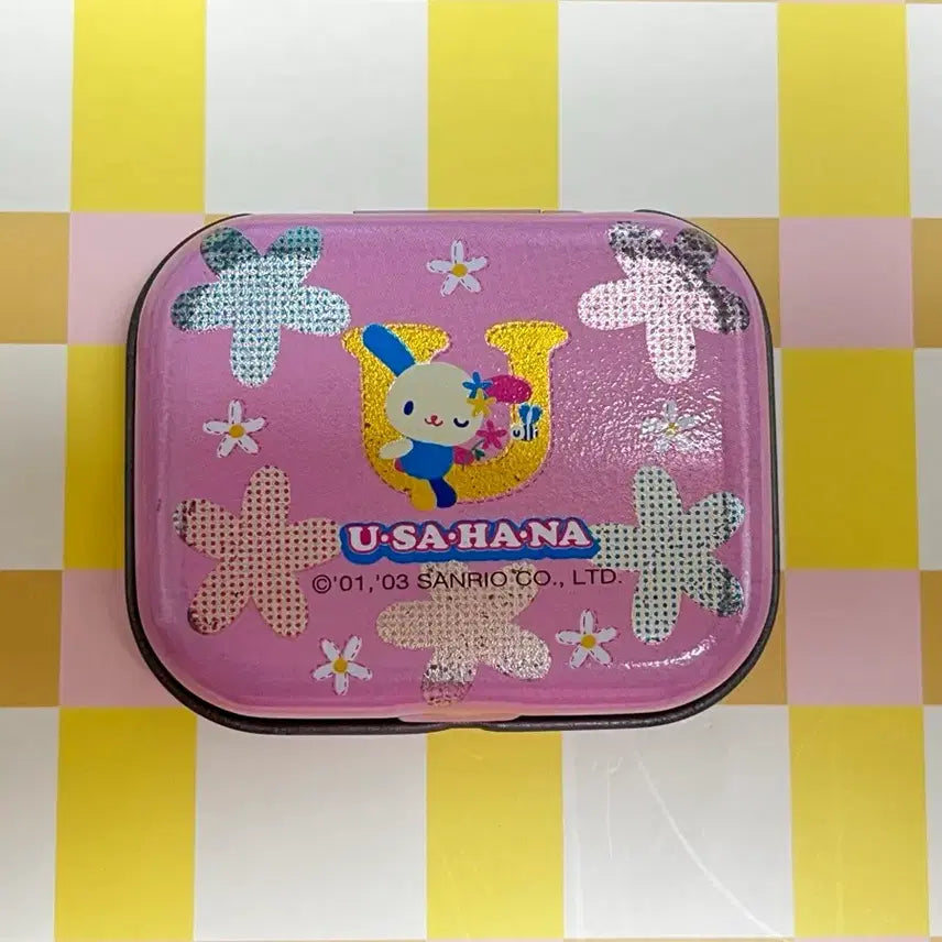 [BUNJANG] Classic Usahana Seal Sticker Tin Case / 고전 우사하나 씰스티커 틴케이스 철 통 보관함