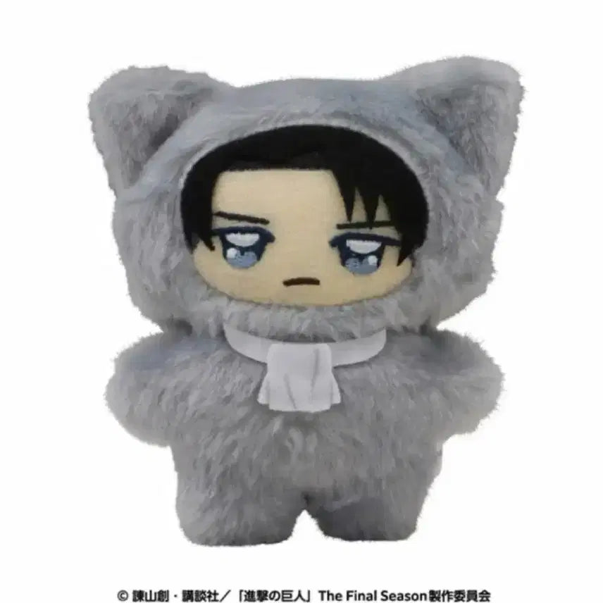 [BUNJANG] Attack on Titan Chimikeimo Levi Plush / 진격의 거인 진격거 치미케모 누이 리바이