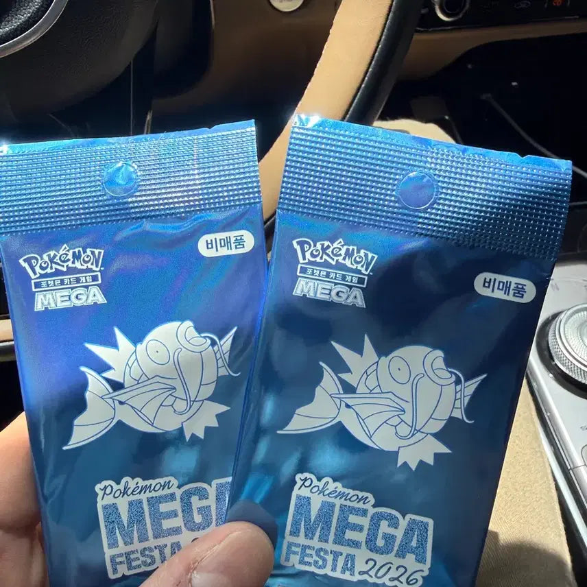 [BUNJANG] Pokemon Promo Magikarp Cards (2-Card Bundle) / 포켓몬 프로모 잉어킹카드 2장