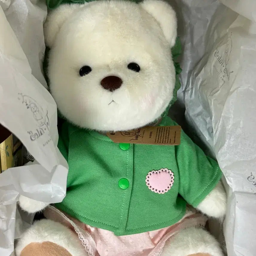 [BUNJANG] Teddy Tails Clover Bear M Teddy Bear Doll / 테디테일즈 클로버 M 테디베어 인형