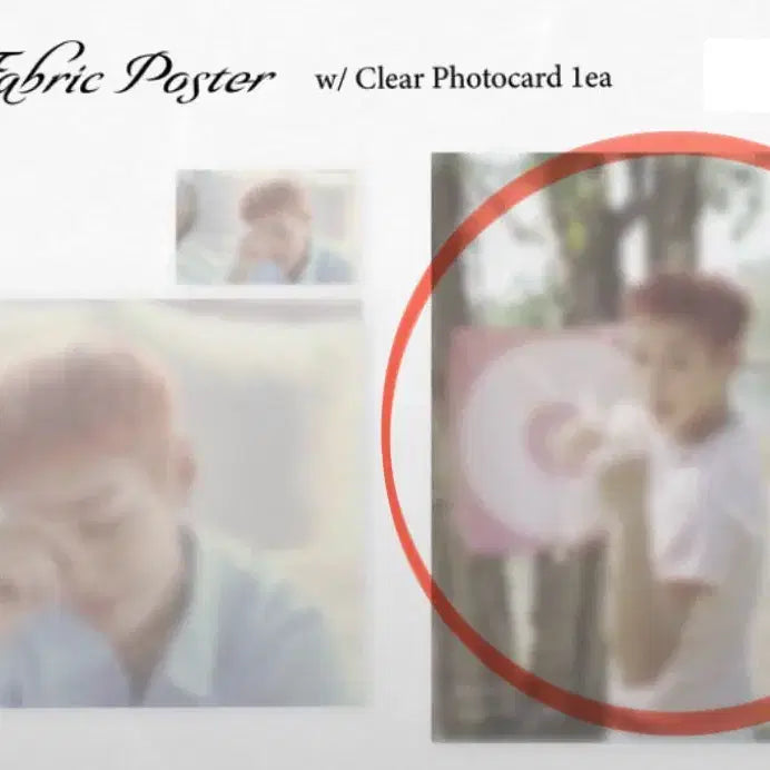 [BUNJANG] Park Ji Hoon Official MD Chiffon Poster (Type B) / 박지훈 공식 MD 쉬폰포스터 (B타입)