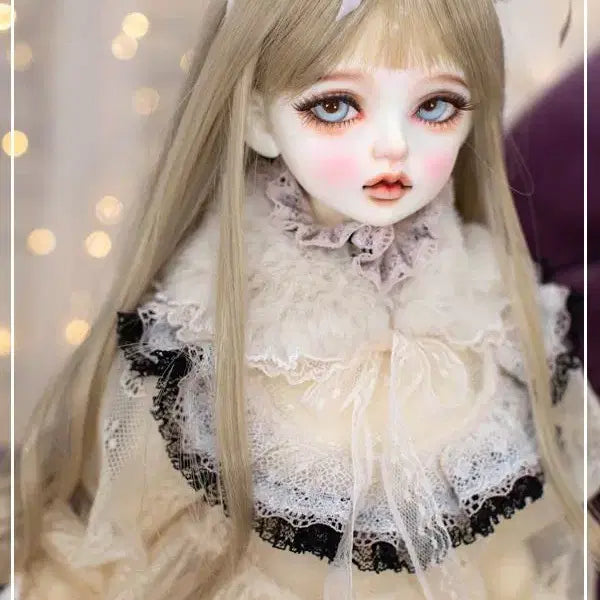[BUNJANG] PETIT SOIREE Millefeuille Head Unsealed (Floral White) / PETIT SOIREE 쁘띠수와레 SD구체관절 밀푀유 미백 헤드 미개봉