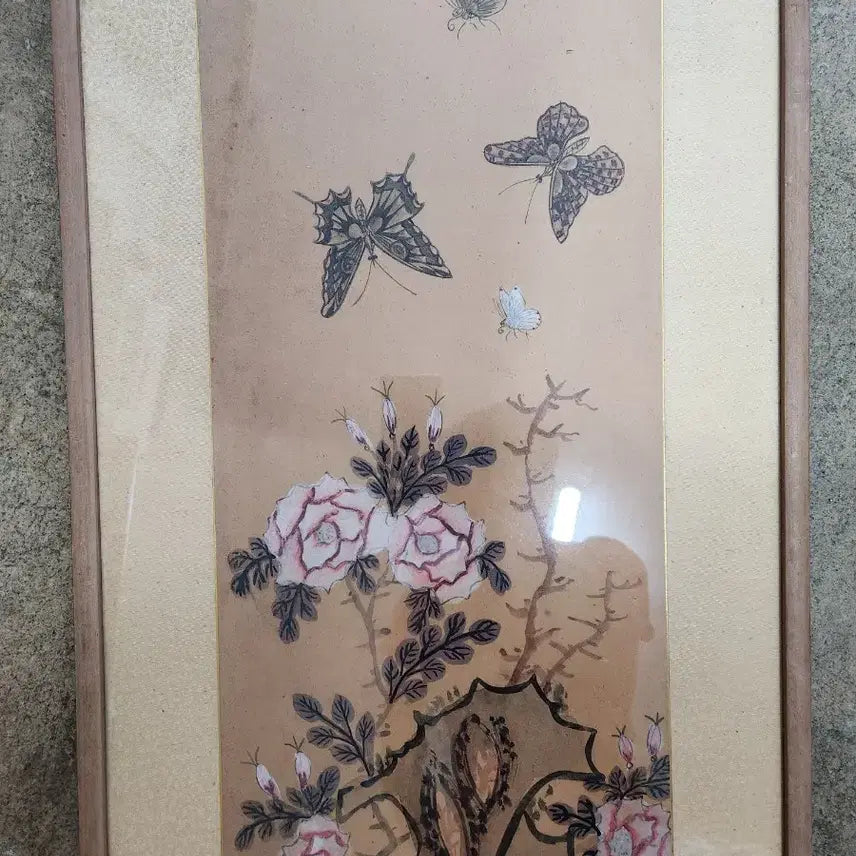 [BUNJANG] Traditional Korean Painting (Hwajodo) - Butterflies and Flowers / 화접도 나비 민화