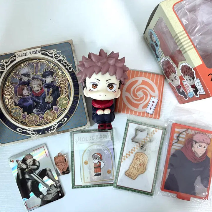 [BUNJANG] Jujutsu Kaisen Yuji Itadori Look Up Figure Cushion Special Set / 주술회전 이타도리 유지 룩업 피규어 방석 특전 세트