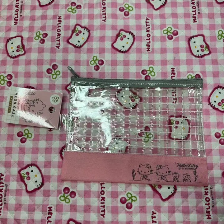 [BUNJANG] Hello Kitty Classic PVC Pouch Pink / 헬로키티 고전 PVC 파우치 핑크 키티 새상품