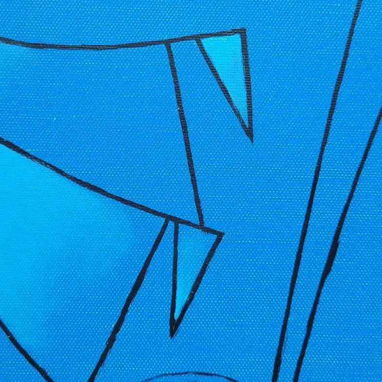 [BUNJANG] Oil Painting Abstract Non-figurative Framed Artwork / 유화 추상화 비구상 그림액자
