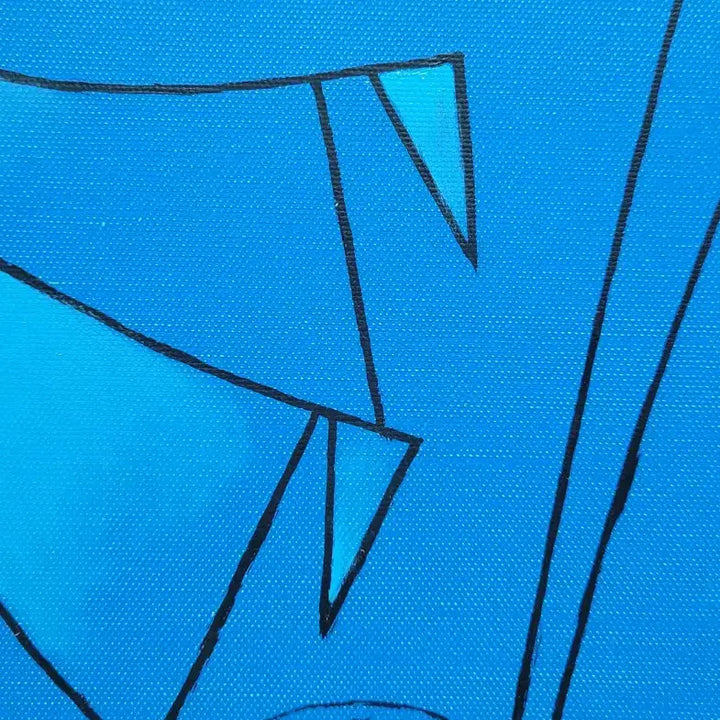 [BUNJANG] Oil Painting Abstract Non-figurative Framed Artwork / 유화 추상화 비구상 그림액자