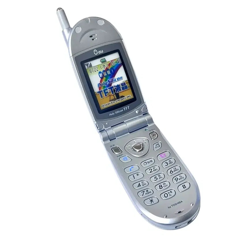 [BUNJANG] Docomo Lenticular Mockup Phone Y2K Retro Folder Phone / 고전 일본 렌티큘러 목업폰 아이스블루 폴더폰 모형폰 핸드폰 휴대폰 도코모 y2k 레트로