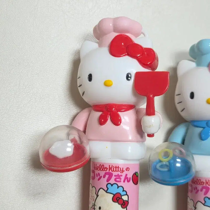 [BUNJANG] Vintage Kitty Chef Figure Set / 세트)고전키티 요리사 피규어 액션 장난감 고전키티 후라이 계란