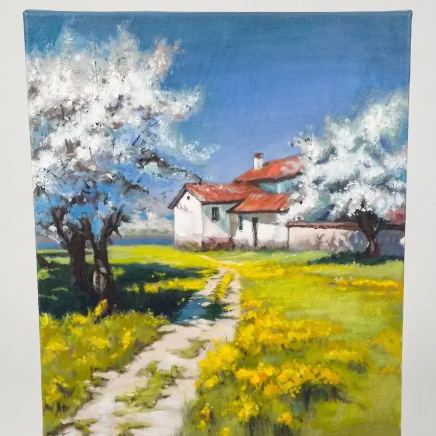 [BUNJANG] Handmade Oil Painting "A Country Road" / <수제 유화> "어느 시골 길" 그림 팝니다.