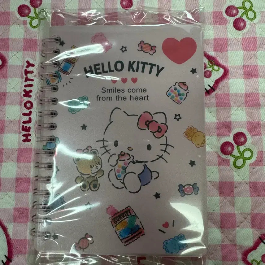 [BUNJANG] Sanrio Hello Kitty Mini Spring Notebook Memo Pad / 산리오 헬로키티 미니 스프링 노트 메모지