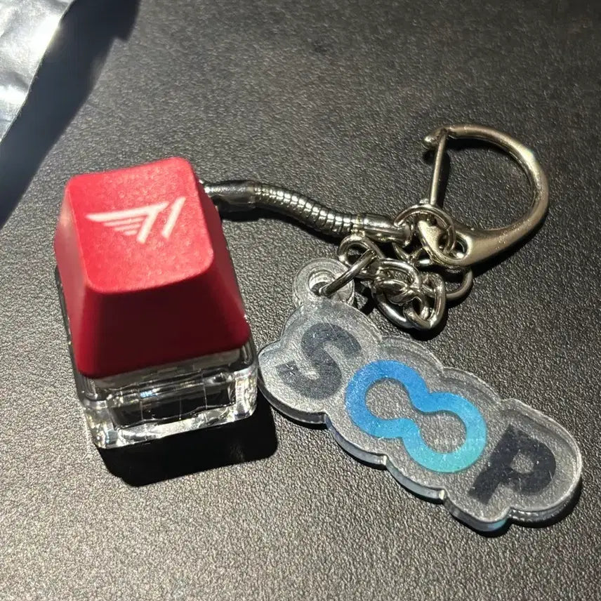 [BUNJANG] T1 League of Legends Forest Booth Photocard &amp; Keycap Keychain Set / MSI 숲 부스 티원 포토카드 T1 키캡 키링 세트