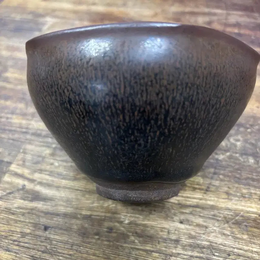 [BUNJANG] Tenmoku Hexagonal Tea Bowl / 천목 6각 다완
