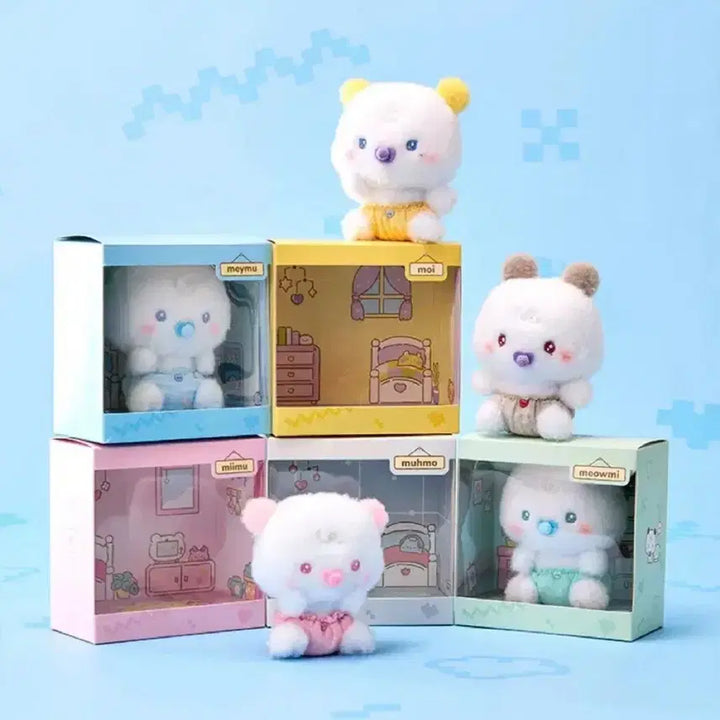 [BUNJANG] Baby Mmemimoo Memyami Memmo Mwamimoo Bundle Set / 플레이브 베이비 므메미무 몌무 므모 먀미 뫄 미므 인형 일괄
