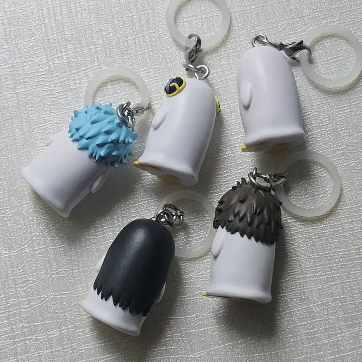 [BUNJANG] Gintama Elizabeth Mesirushi Gacha Keychain Set / 은혼 엘리자베스 메지루시 가챠 키링 5종 올콜 일괄