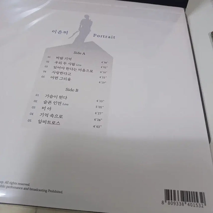 [BUNJANG] Lee Eun Mi Portrait 1st Album Unsealed LP / 이은미 포트래이트 미개봉 LP