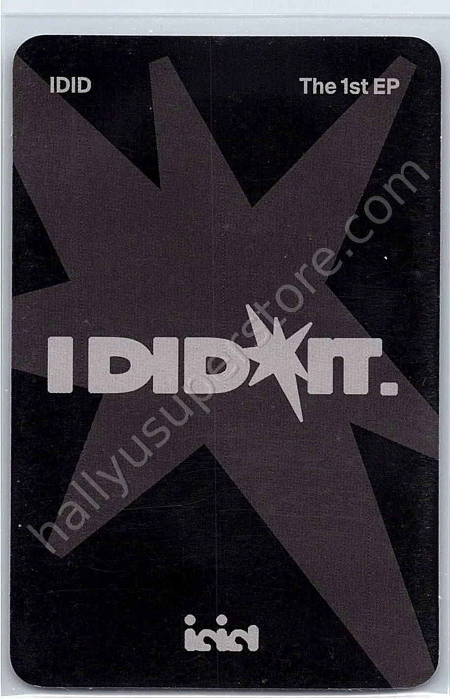 IDID - Minjae - I did it. album photocard