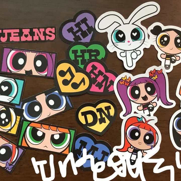 [BUNJANG] NewJeans Powerpuff Girls Sticker Set / 뉴진스 파워퍼프걸 스티커 세트